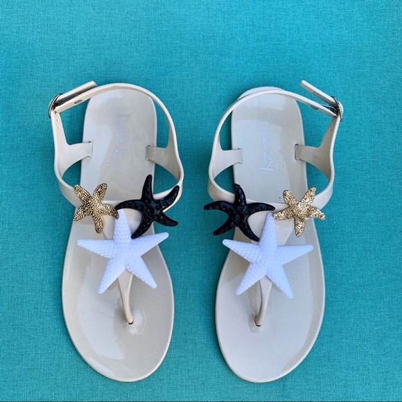 Nautical Starfish Jelly Sandals by Dizzy - Picture 4 of 5